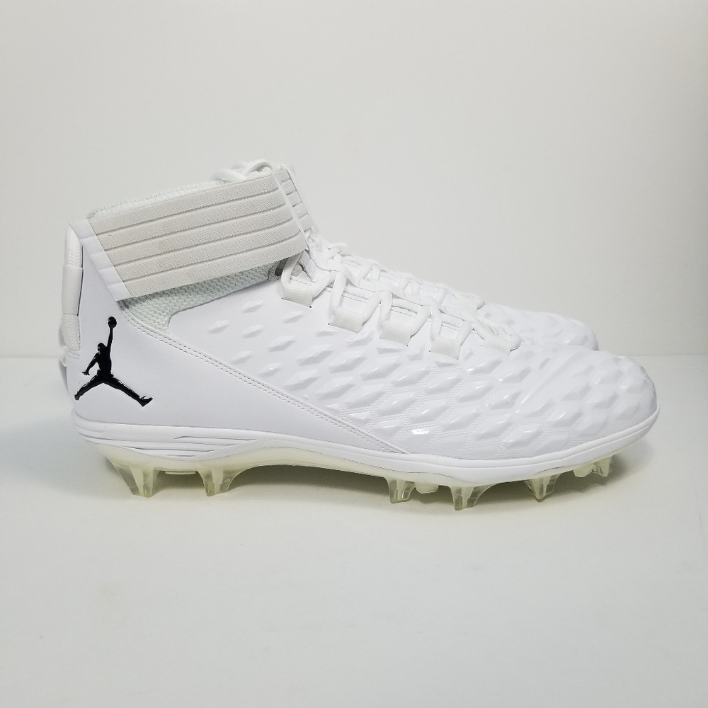 Air Jordan Size 14.5 Men Force Savage Pro 2 White Football Cleat Shoe CV1663-103